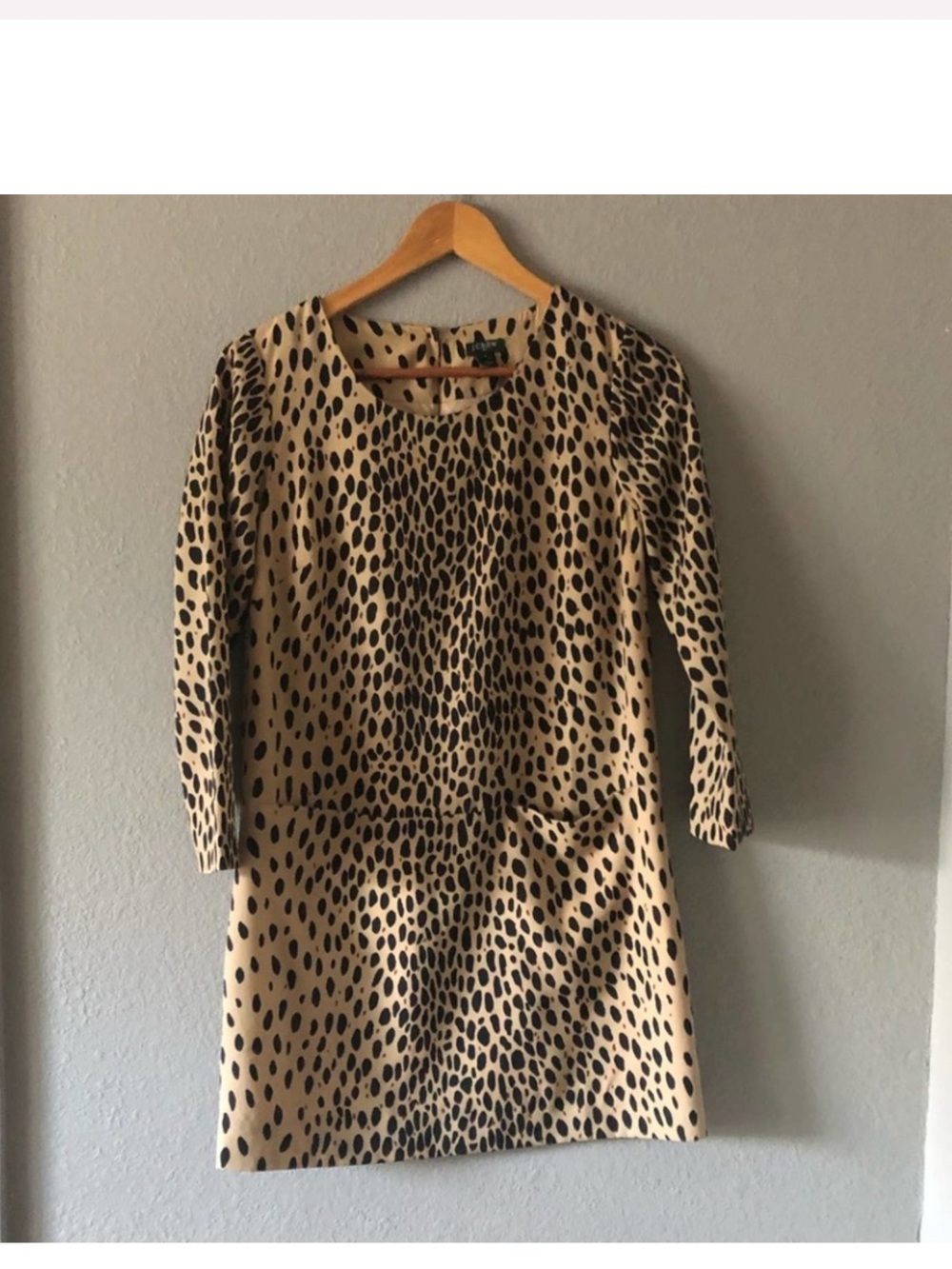 J. Crew Animal Print Dress